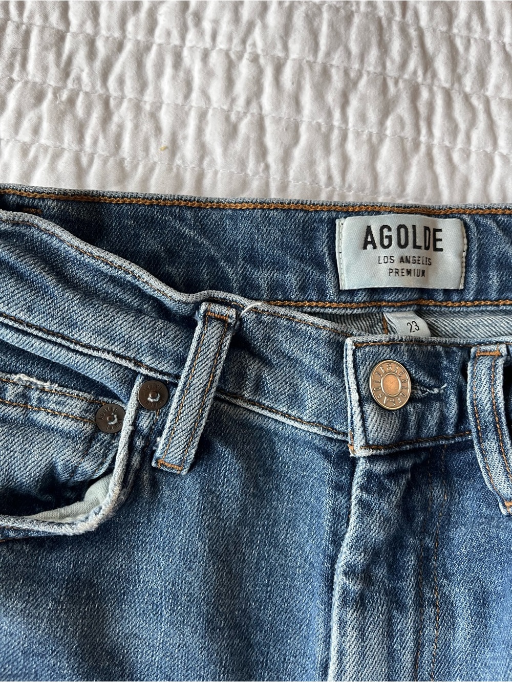 Agolde Straight High Rise Jean - Picture 3 of 6